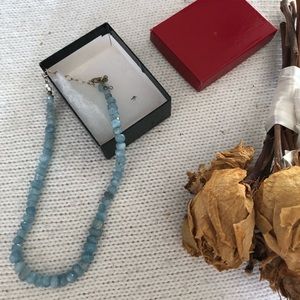 Blue Semi-Precious Accents Lucky Brand Necklace